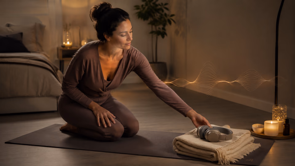 SoulFul GLO yogaritual ved sengetid med beroligende lyd og meditation